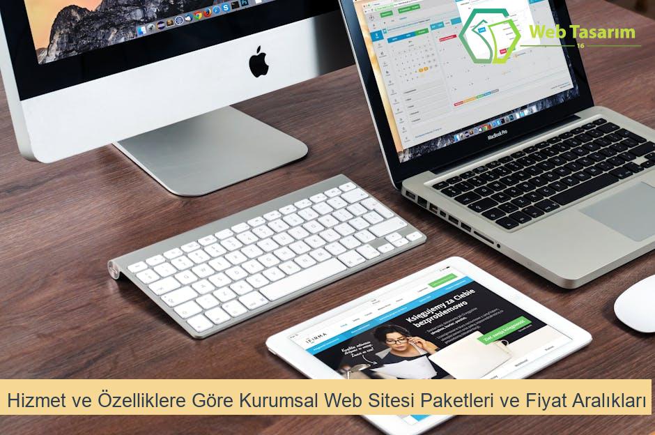 Hizmet ve Özelliklere Göre Kurumsal Web Sitesi Paketleri ve Fiyat Aralıkları